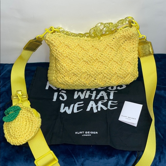 NWT Kurt Geiger Crochet Crossbody - Picture 2 of 15